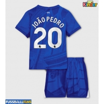 Chelsea Joao Pedro #20 Heimtrikotsatz Kinder 2025-26 Kurzarm (+ Kurze Hosen)